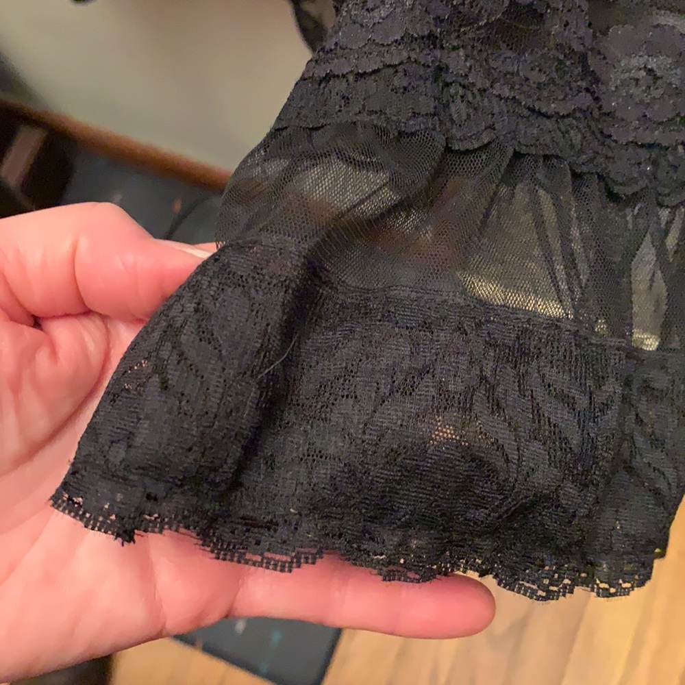 Coldwater Creek. Black See Through Lace. Size PMed - Picture 5 of 15